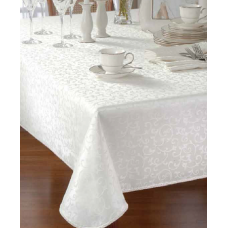Jacquard Solid Table Cloth 60X140 inch