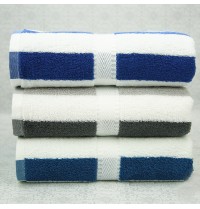 Pure Cotton Colorful Striped Bath Beach Pool Towel