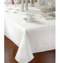 Jacquard Solid Table Cloth 60X140 inch