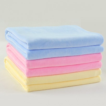 Solid Velvet Kids  Bath Towel Sport/Salon Towels 39x47 inch