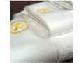 HIgh Quality 16S Cotton Big White Bath Towel Wide Fancy Satin 30x59 inch