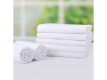 Cheap Cotton White Bath Towel Hotel Khan Steam 28x55 inch 350G