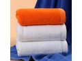 Whoiesale Cotton Hotel Bath Towels 30x71 inch White/Orange/Blue