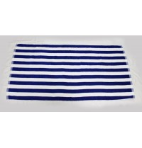 100% Cotton Plain Weave Striped Thick Beach Towel 30x59 inch