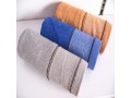 Superior Thick Bamboo Cotton Hand Towels with Wide Satin 13”x30“ 