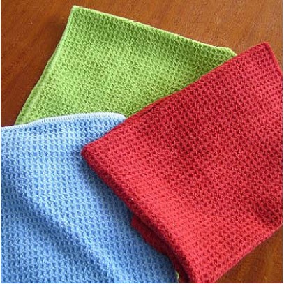 Waffle Microfiber Towel Fabric 