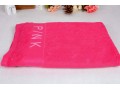 Cotton Beach Towel Pink 36x65 inch