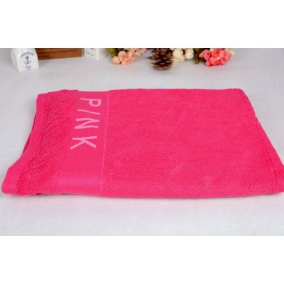 Cotton Beach Towel Pink 36x65 inch