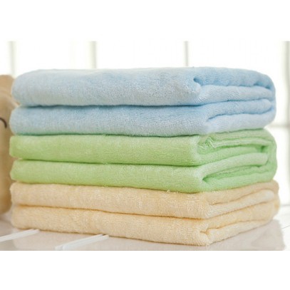 Bamboo Fiber Solid Bath Towels Healthy Soft 28"x 55"