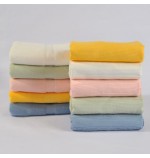 Bamboo Fiber Solid Hand Towels Washcloth 13.4“x30" 155g