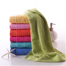 Simplicity 100% Cotton Bathroom Hand Towel Solid Texture 7 colors/Lot